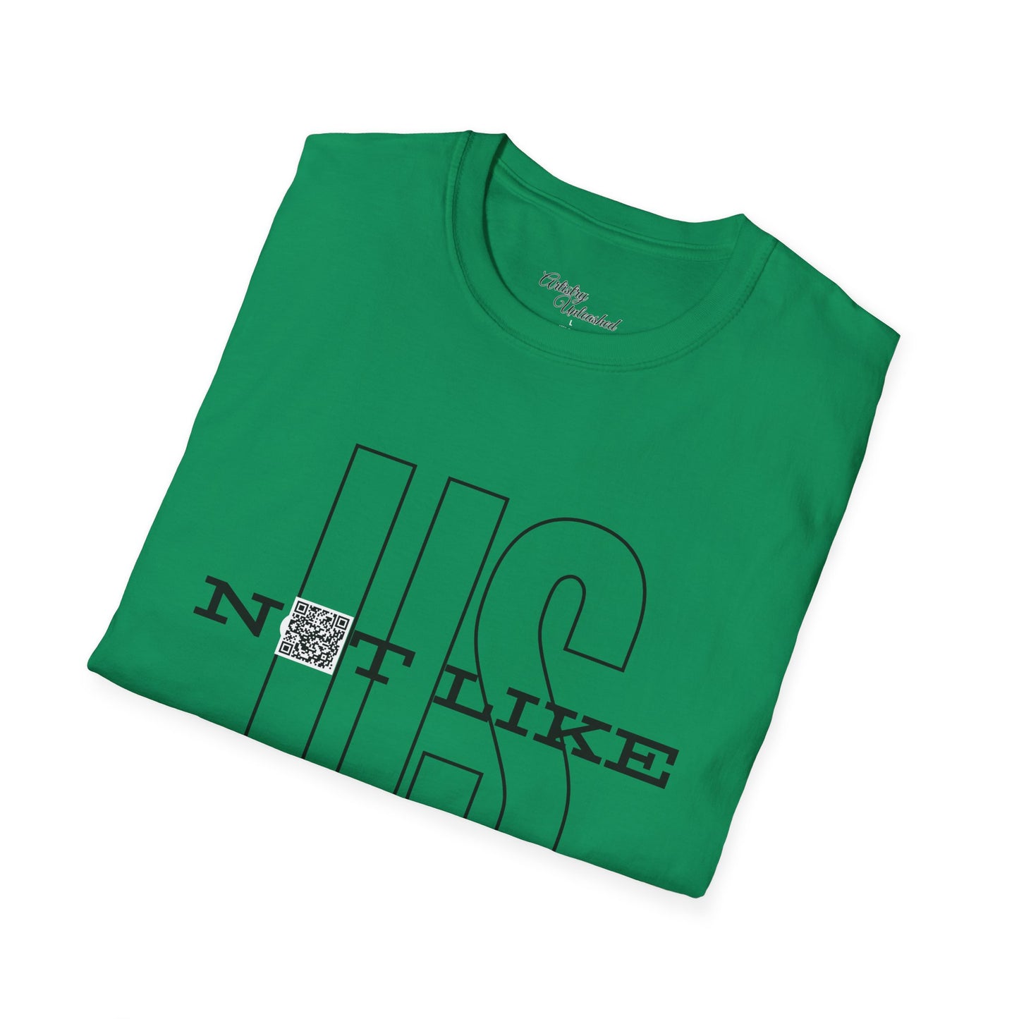 Not Like Us QR Unisex Softstyle T-Shirt