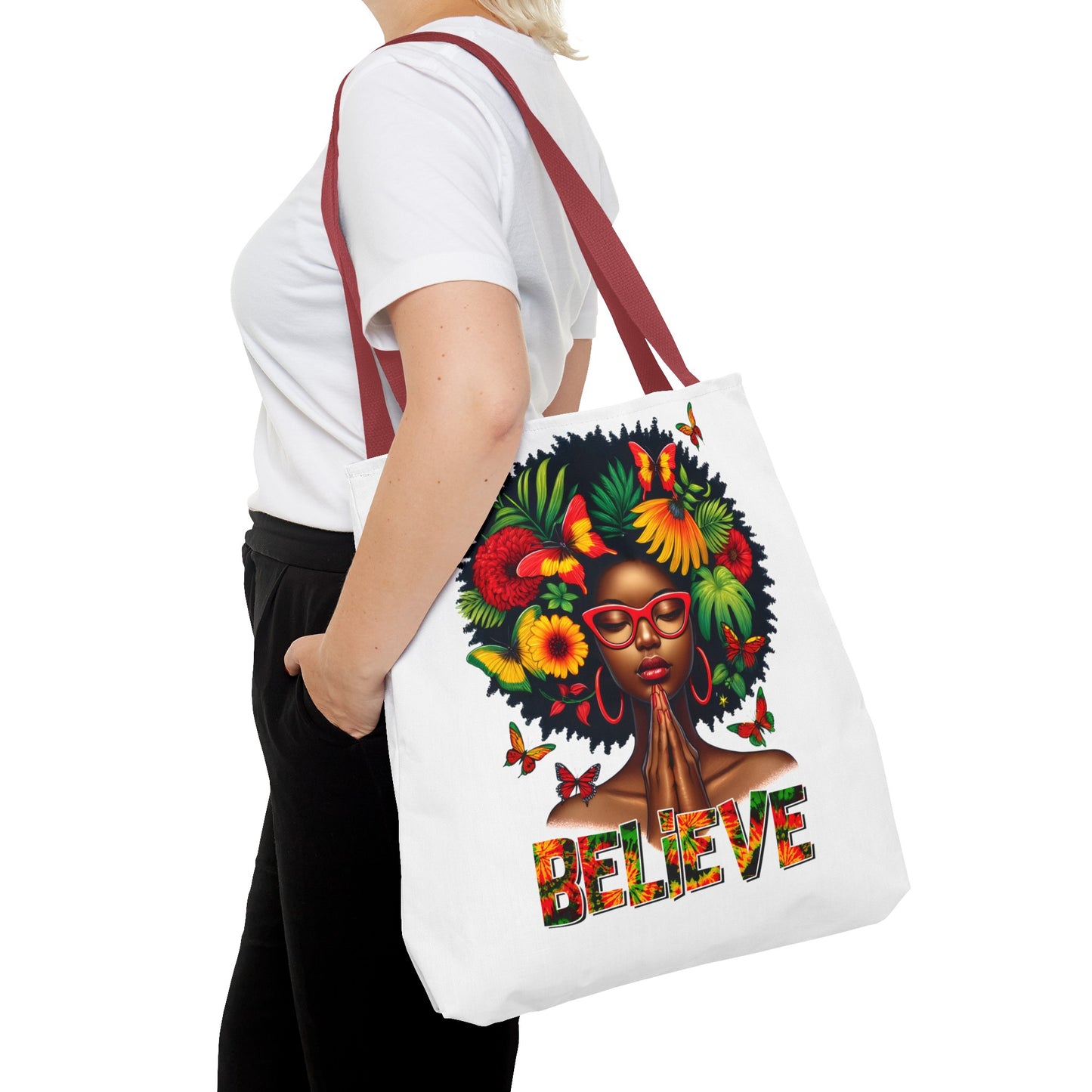 Believe Woman Tote Bag