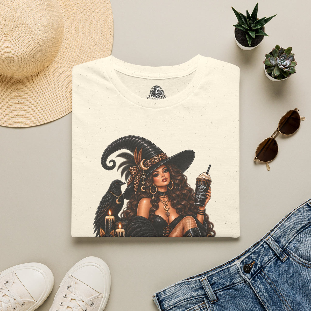 Imperfectly Wicked Halloween | Glam Ghost Design | Unisex Softstyle T-Shirt