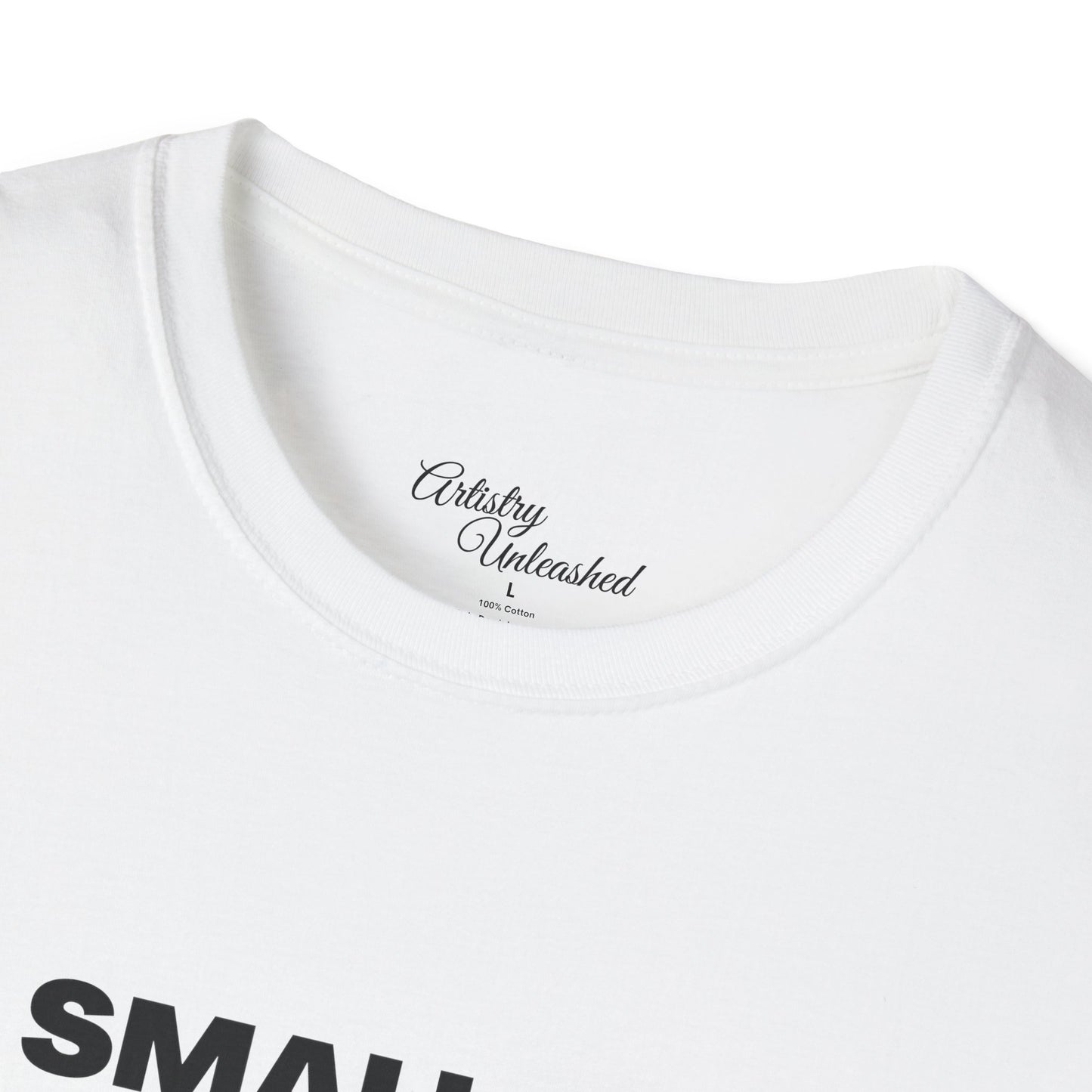 Small Business Manifesting White Unisex Softstyle T-Shirt