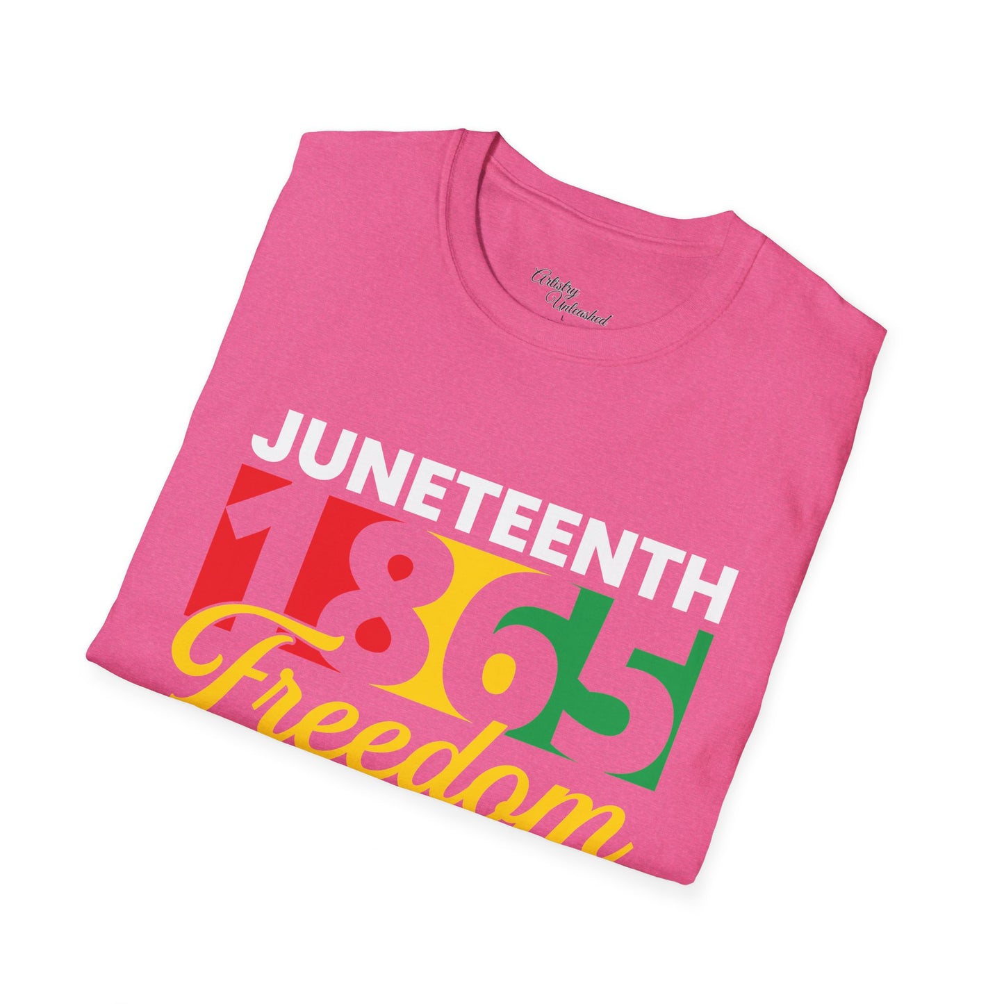 Juneteenth 1865 Freedom Unisex Softstyle T-Shirt