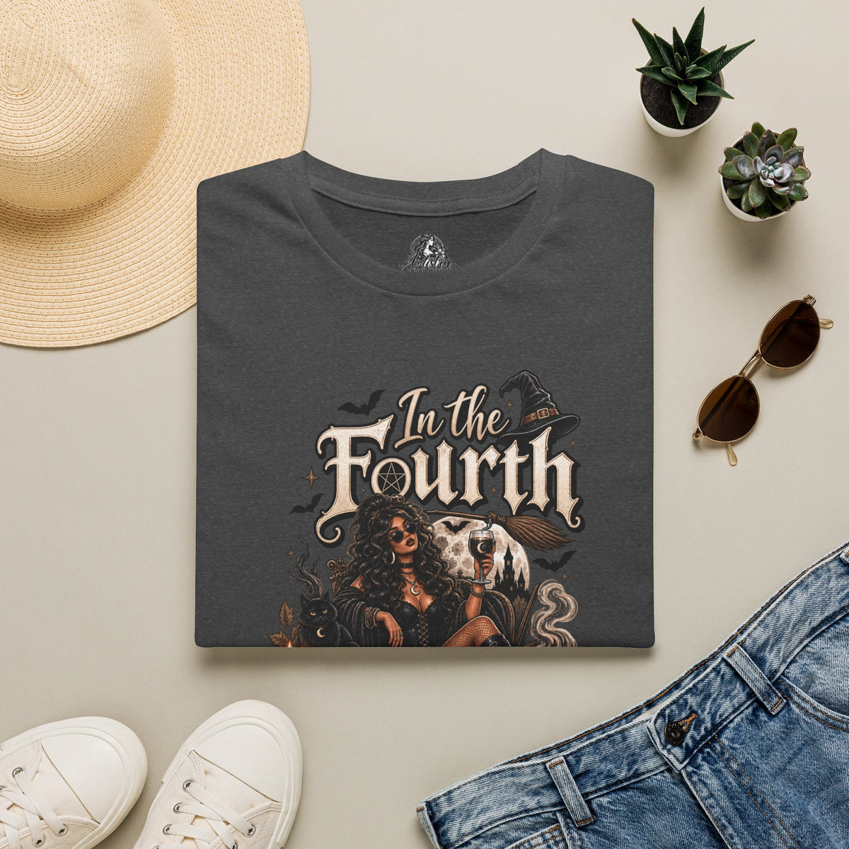 Fourth Sanderson Sister Halloween | Glam Ghost Design | Unisex Softstyle T-Shirt
