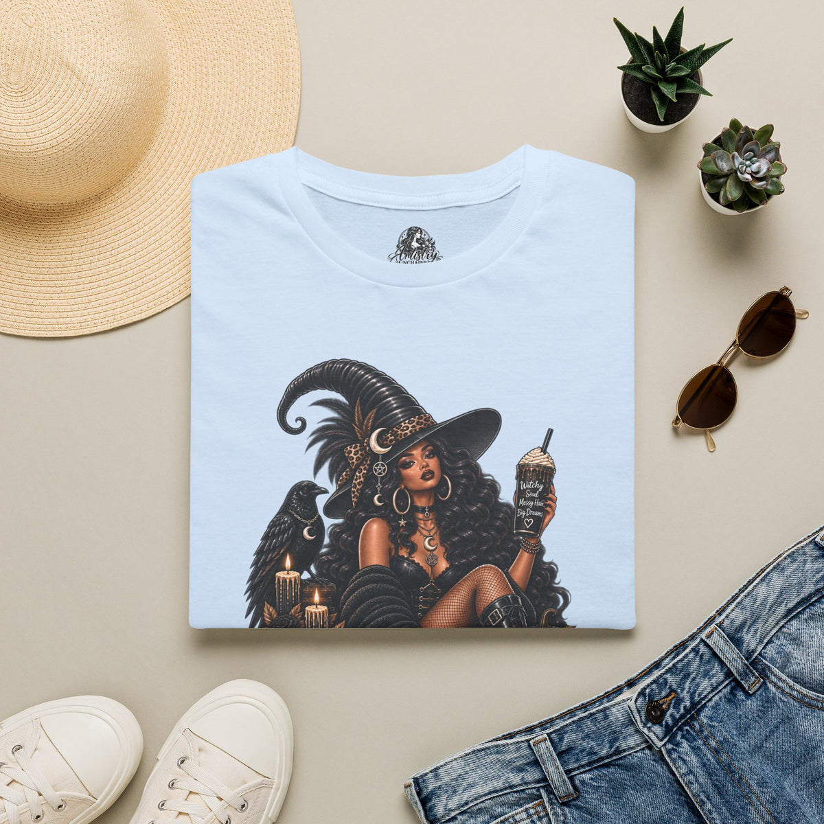 Imperfectly Wicked Halloween | Glam Ghost Design | Unisex Softstyle T-Shirt