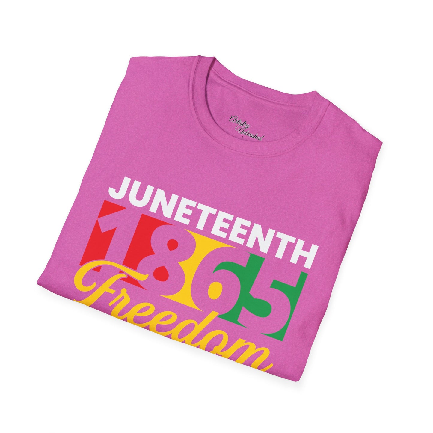 Juneteenth 1865 Freedom Unisex Softstyle T-Shirt