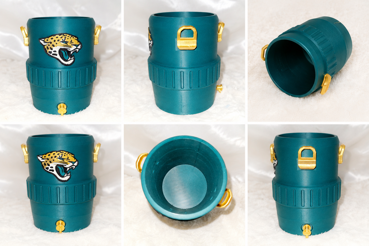 Mini Cooler Can Koozie | 3D Printed Drink Cooler | Game Day Can Cooler | Tailgate BBQ Camping Gift