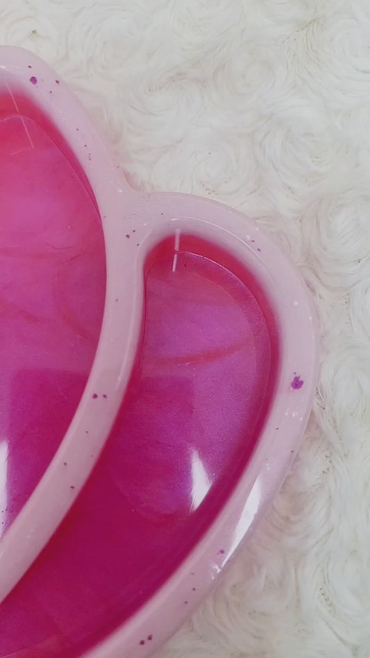 Pink Lotus Resin Tray