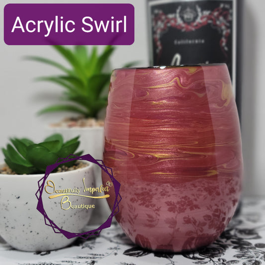 Shimmering Swirl Tumblers