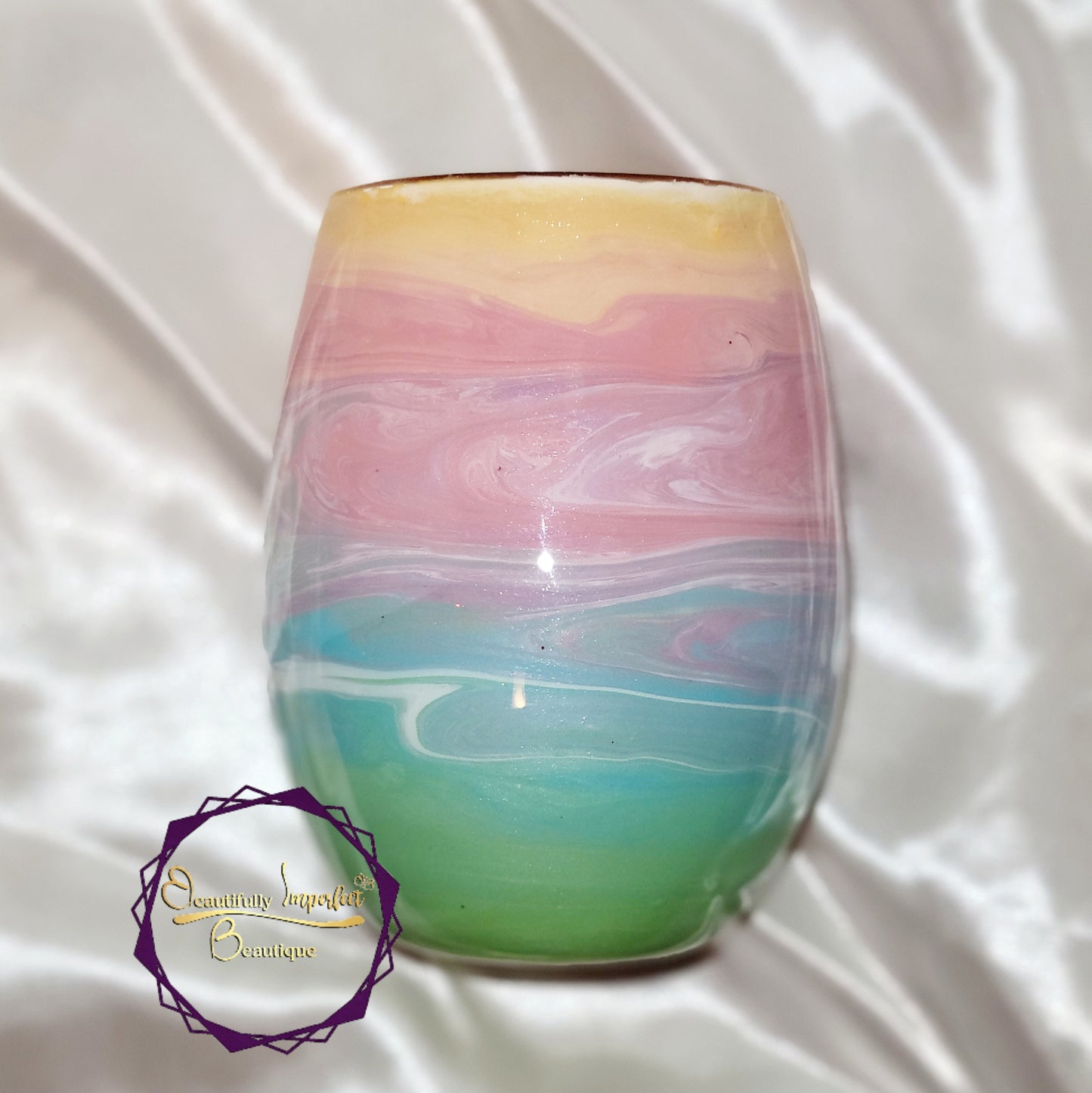 Shimmering Swirl Tumblers