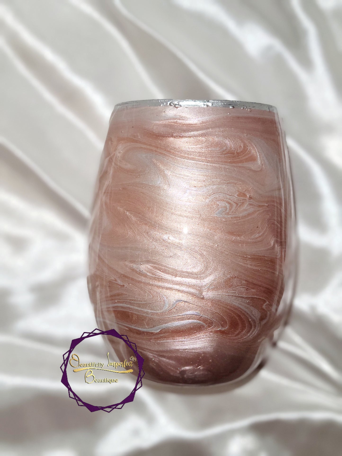 Shimmering Swirl Tumblers