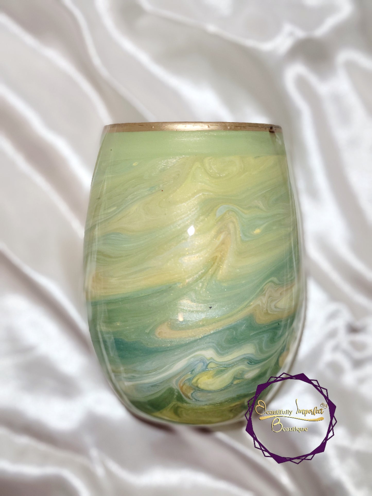 Shimmering Swirl Tumblers