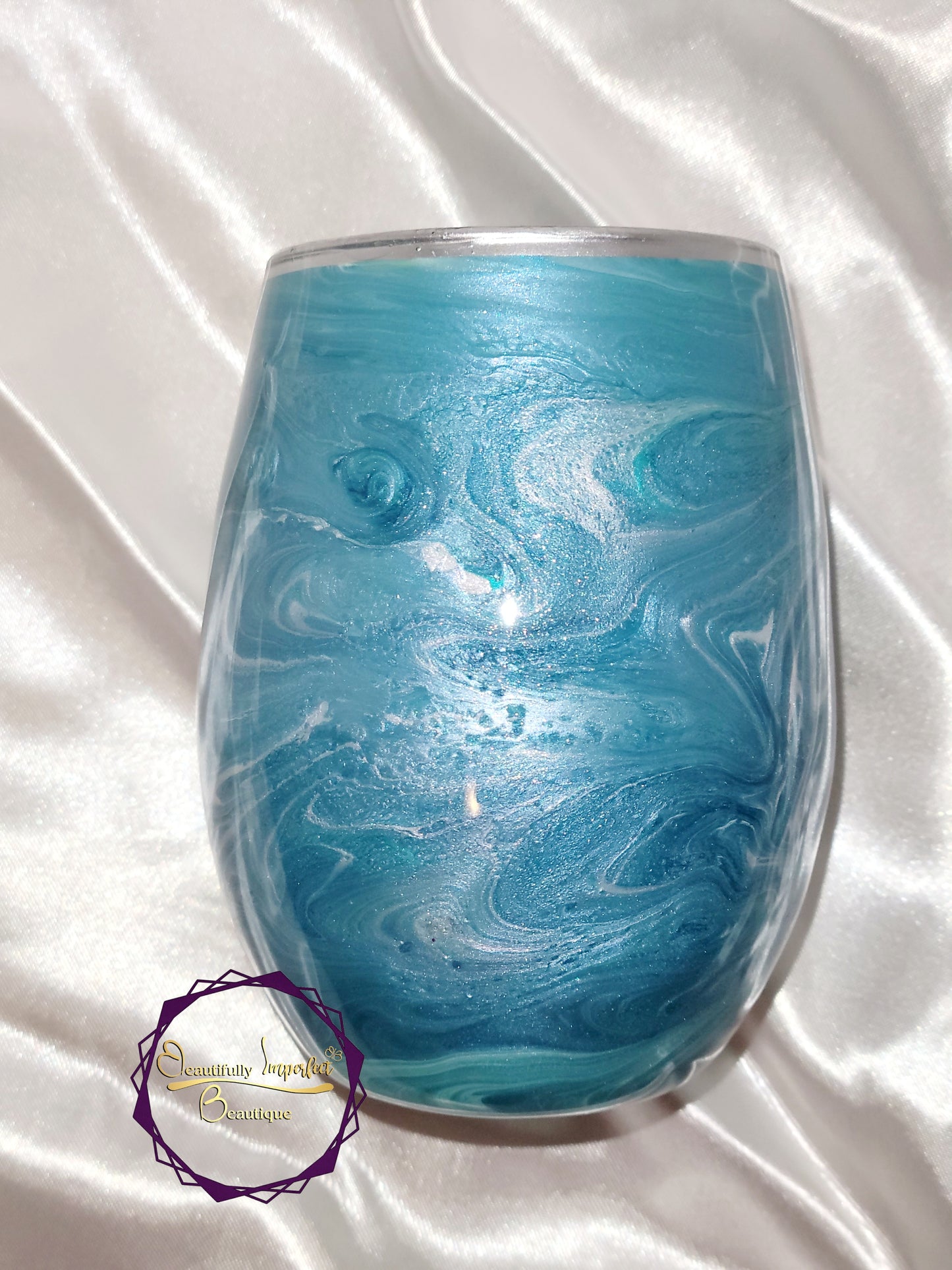 Shimmering Swirl Tumblers