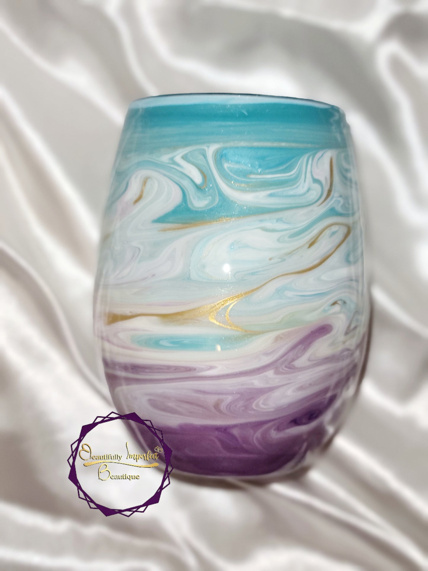 Shimmering Swirl Tumblers