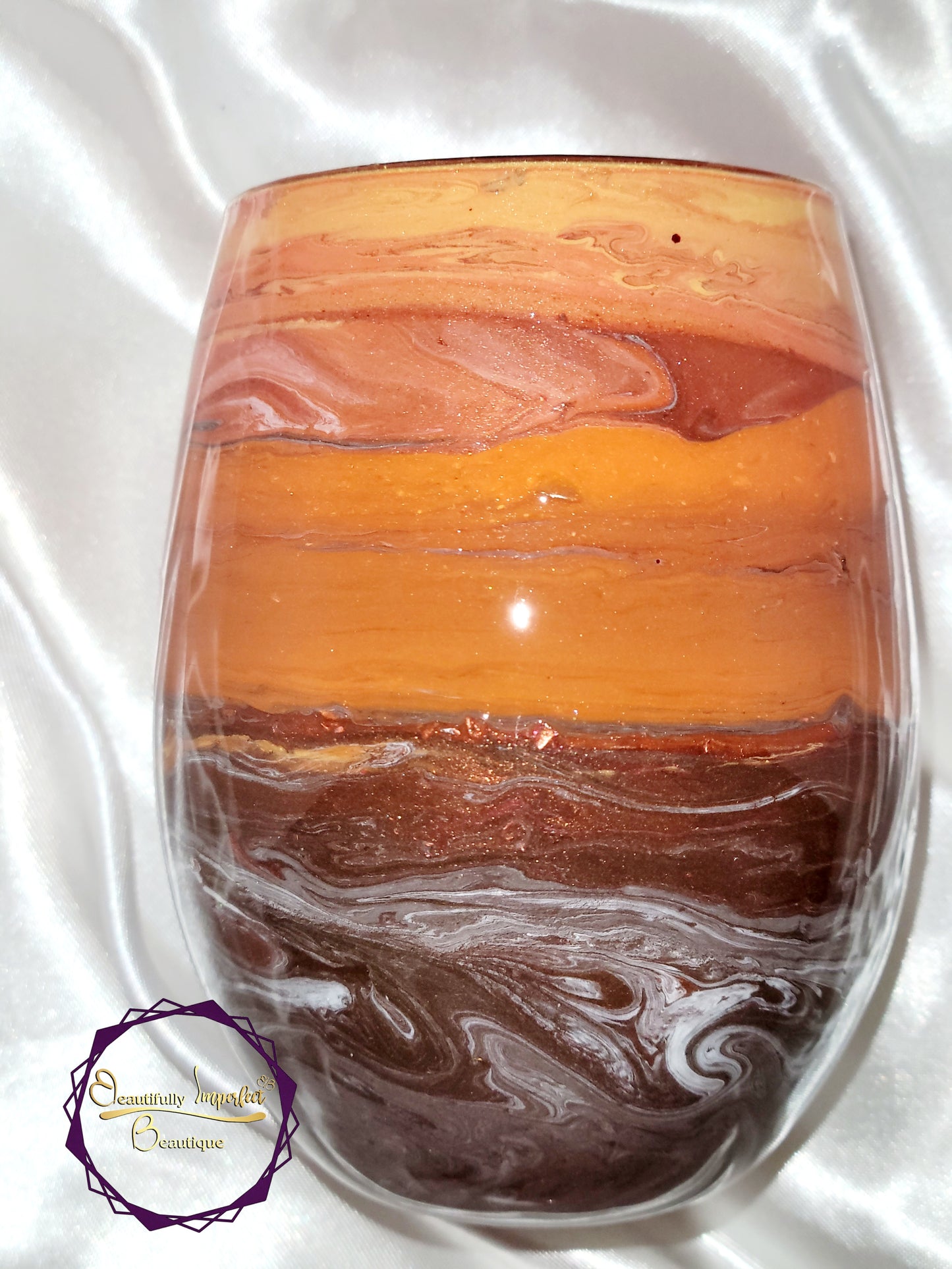 Shimmering Swirl Tumblers