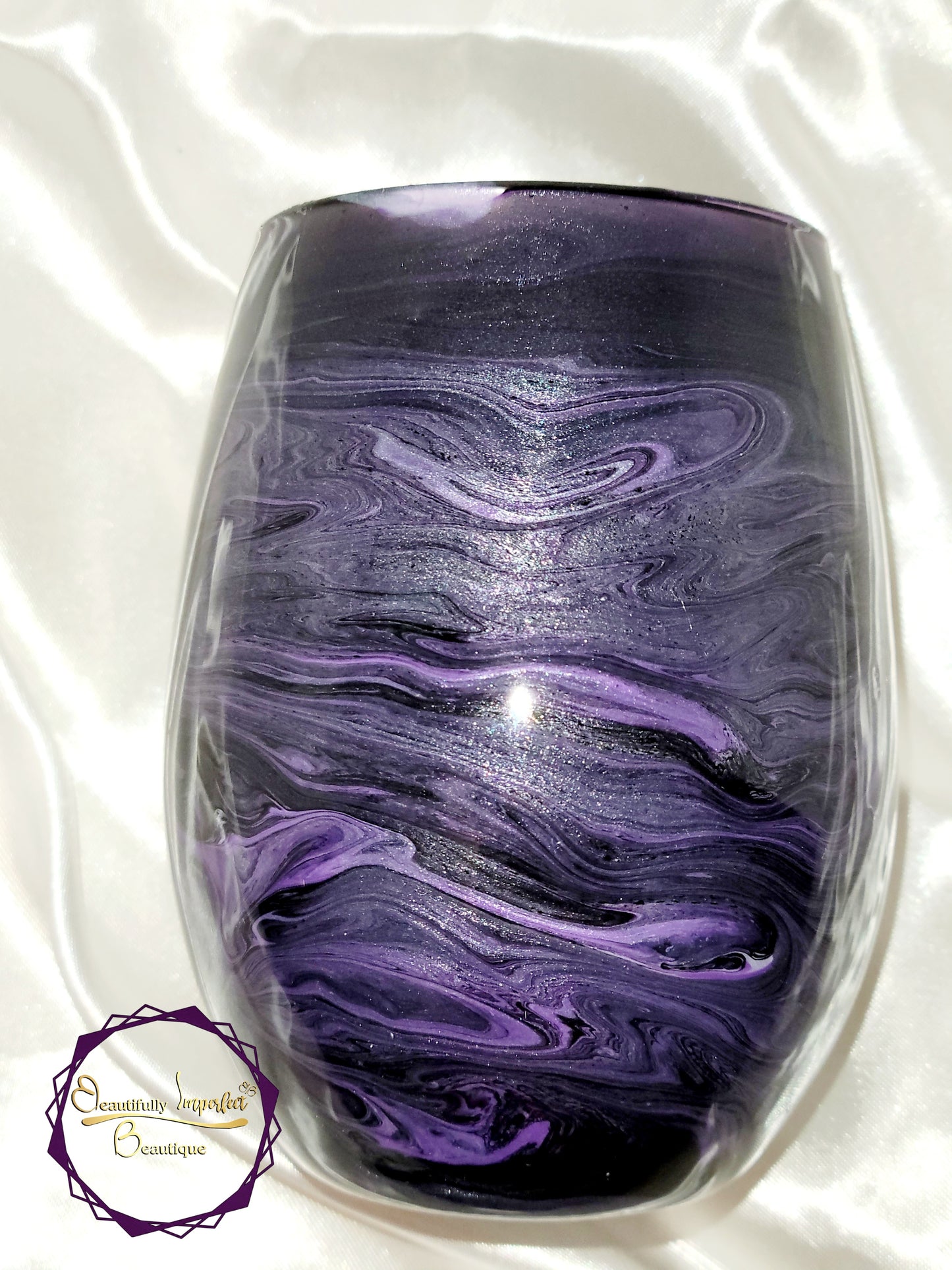 Shimmering Swirl Tumblers