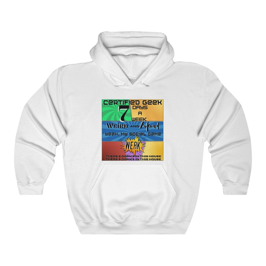 Certified Geek WAP Comic Font Unisex Heavy Blend™ Hooded Sweatshirt