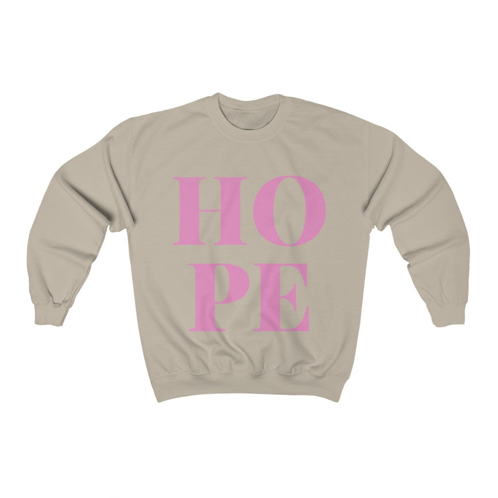 Pink Hope Unisex Heavy Blend™ Crewneck Sweatshirt