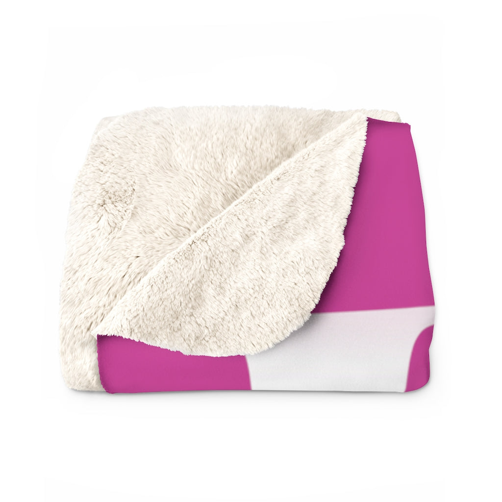 Pink Hope Sherpa Fleece Blanket