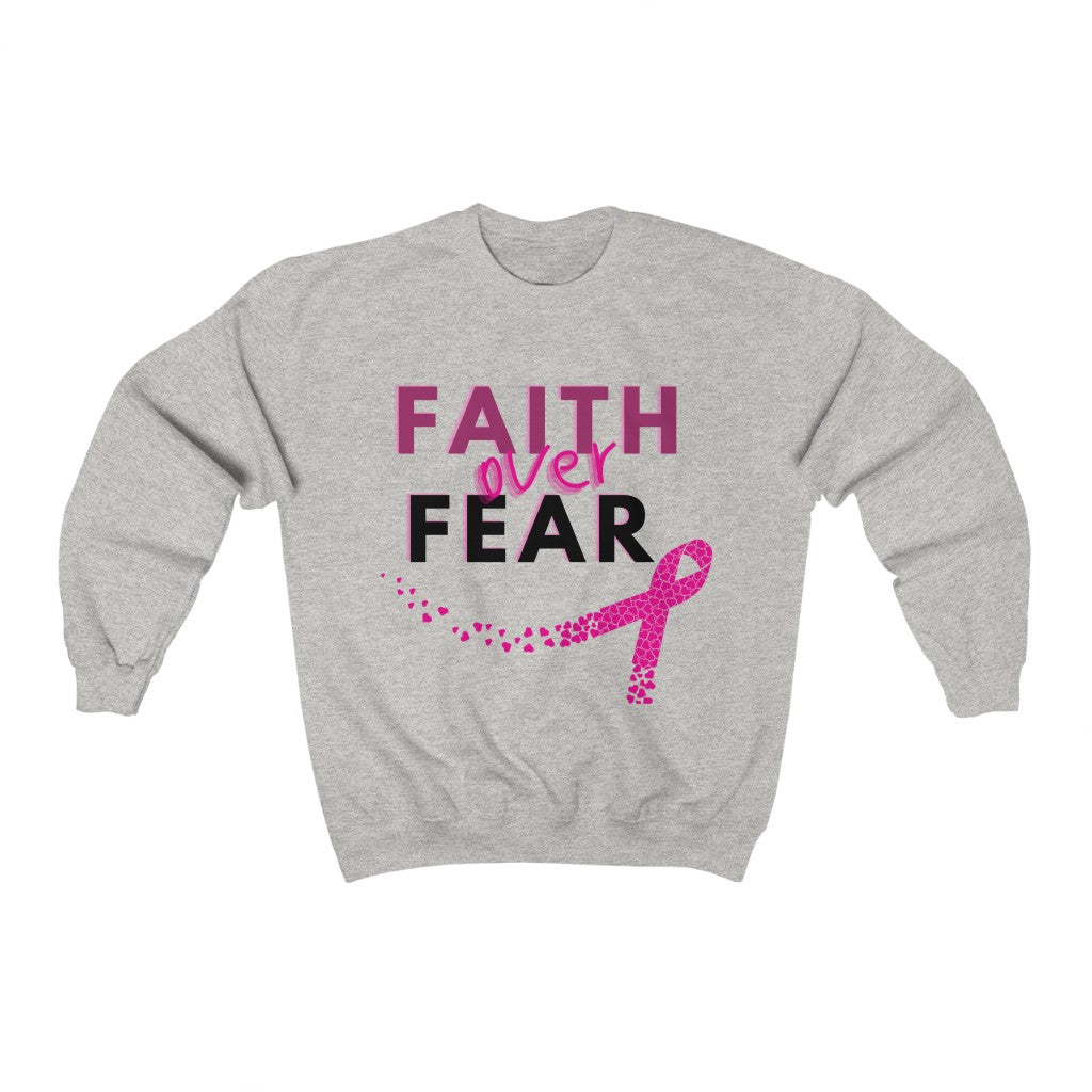 Faith over Fear Unisex Heavy Blend™ Crewneck Sweatshirt