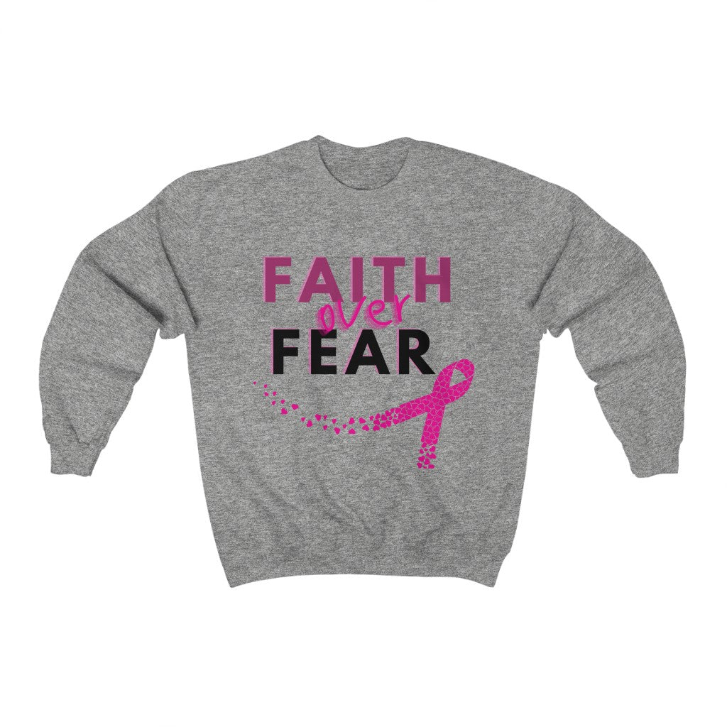 Faith over Fear Unisex Heavy Blend™ Crewneck Sweatshirt