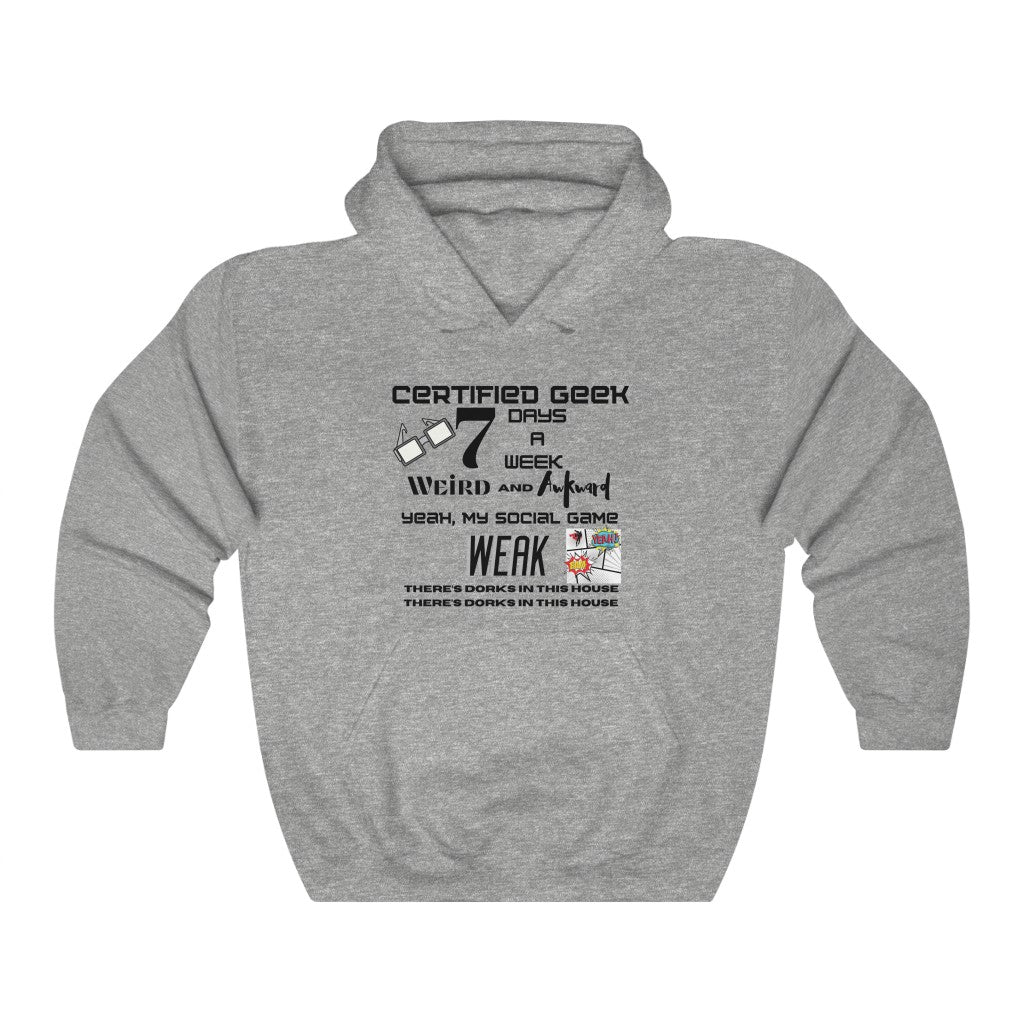 Certified Geek WAP Black Font Unisex Heavy Blend™ Hooded Sweatshirt