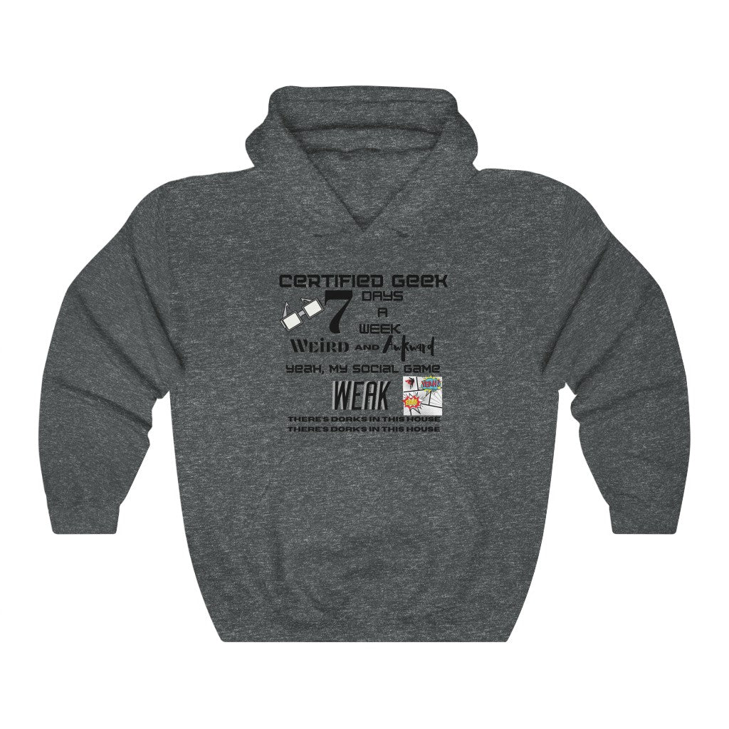 Certified Geek WAP Black Font Unisex Heavy Blend™ Hooded Sweatshirt