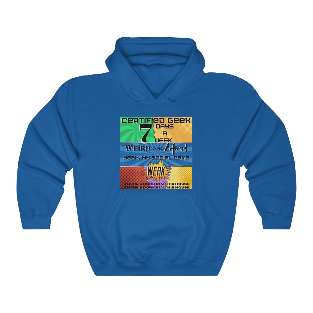 Certified Geek WAP Comic Font Unisex Heavy Blend™ Hooded Sweatshirt