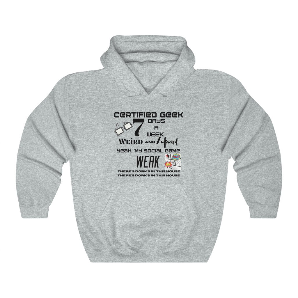Certified Geek WAP Black Font Unisex Heavy Blend™ Hooded Sweatshirt