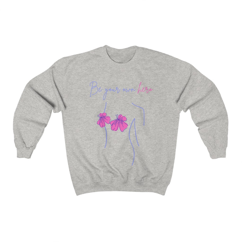 Pink Hero Unisex Heavy Blend™ Crewneck Sweatshirt