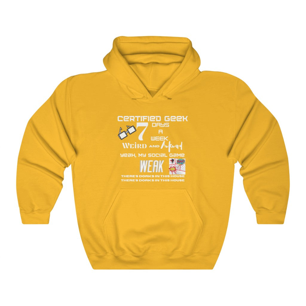 Certified Geek WAP White Font Unisex Heavy Blend™ Hooded Sweatshirt
