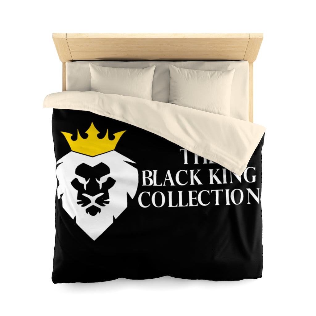 The Black King Collection Microfiber Duvet Cover