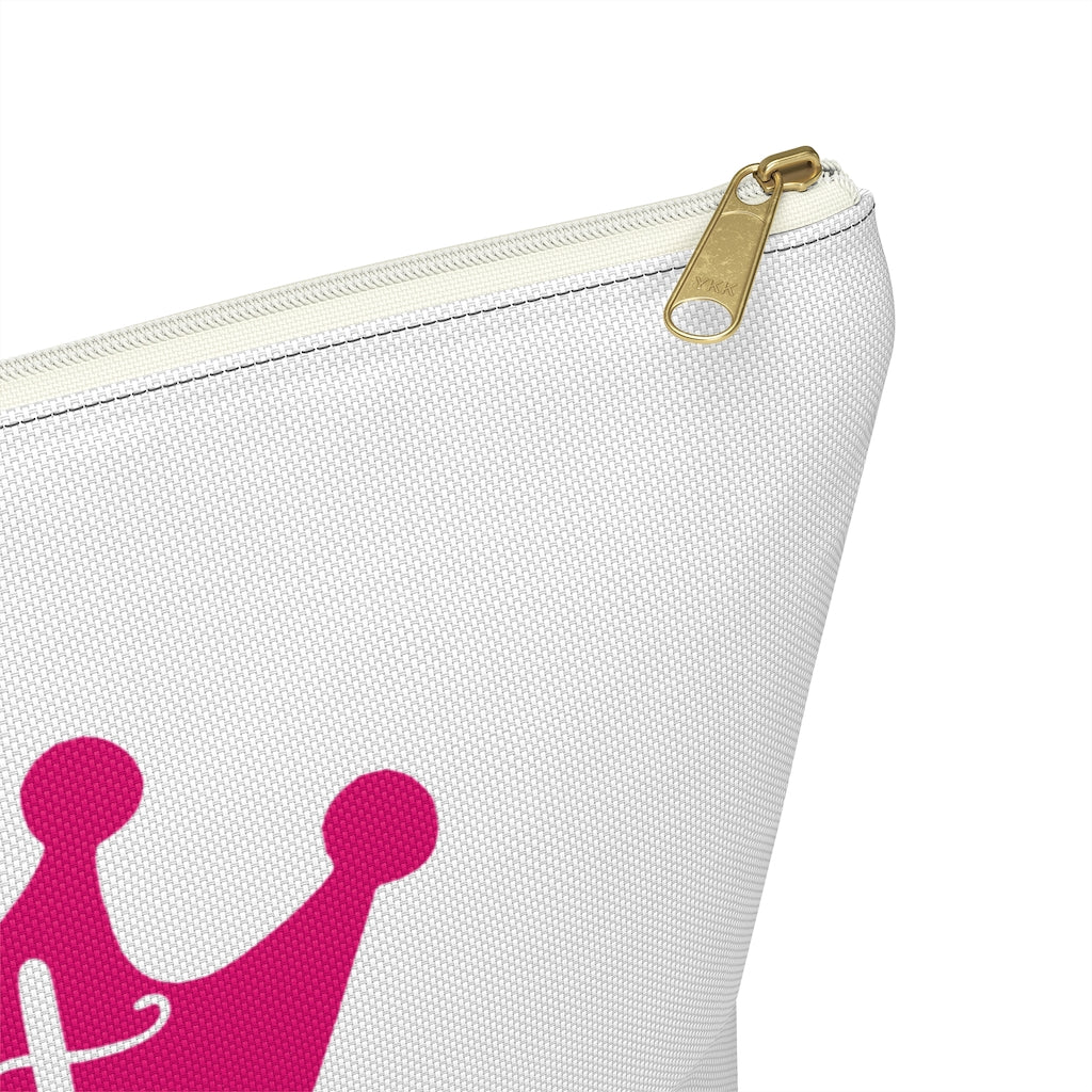 FightPink Ribbon Accessory Pouch w T-bottom