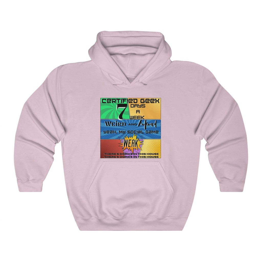 Certified Geek WAP Comic Font Unisex Heavy Blend™ Hooded Sweatshirt