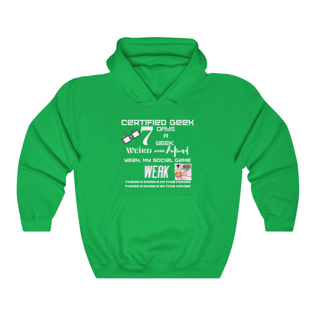 Certified Geek WAP White Font Unisex Heavy Blend™ Hooded Sweatshirt