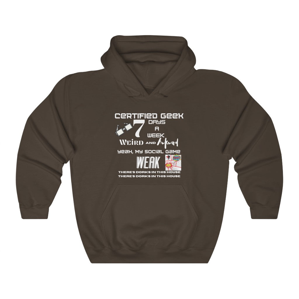 Certified Geek WAP White Font Unisex Heavy Blend™ Hooded Sweatshirt