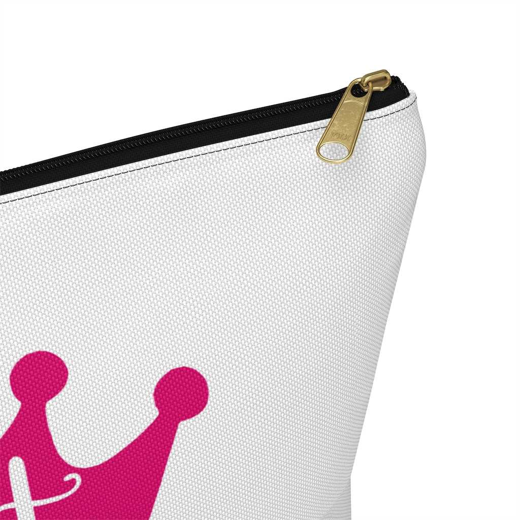 FightPink Ribbon Accessory Pouch w T-bottom