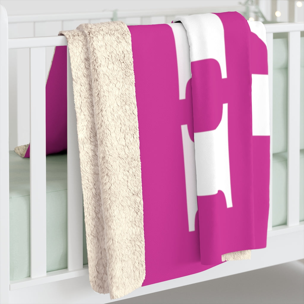 Pink Hope Sherpa Fleece Blanket