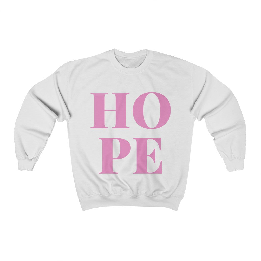 Pink Hope Unisex Heavy Blend™ Crewneck Sweatshirt