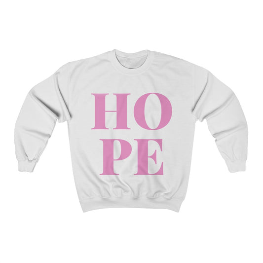 Pink Hope Unisex Heavy Blend™ Crewneck Sweatshirt
