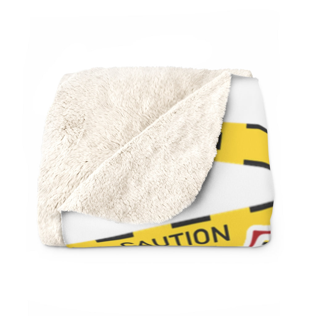 True Crime Sherpa Fleece Blanket