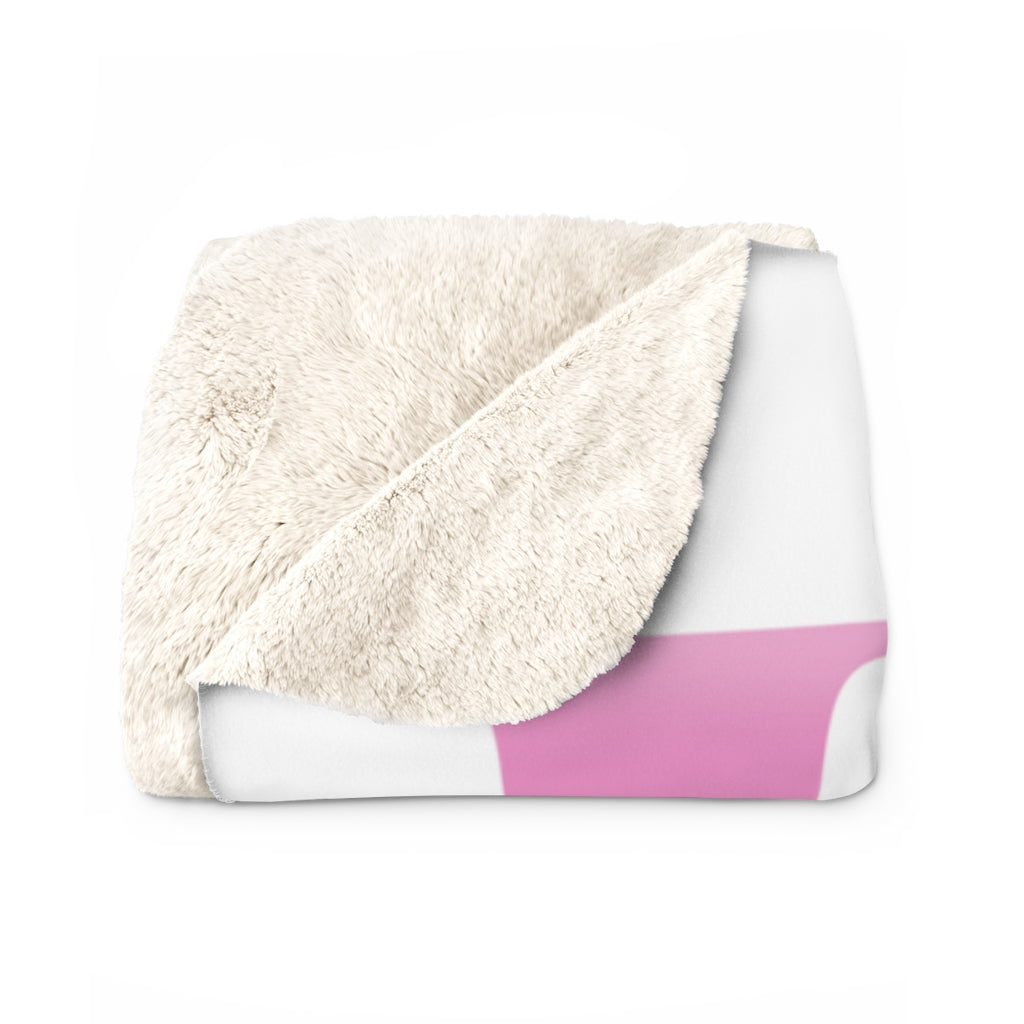 Pink Hope Sherpa Fleece Blanket