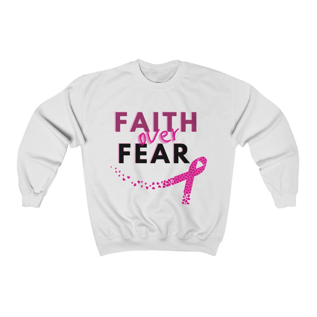 Faith over Fear Unisex Heavy Blend™ Crewneck Sweatshirt