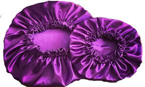 Adult and Mini Reversable Satin Bonnets